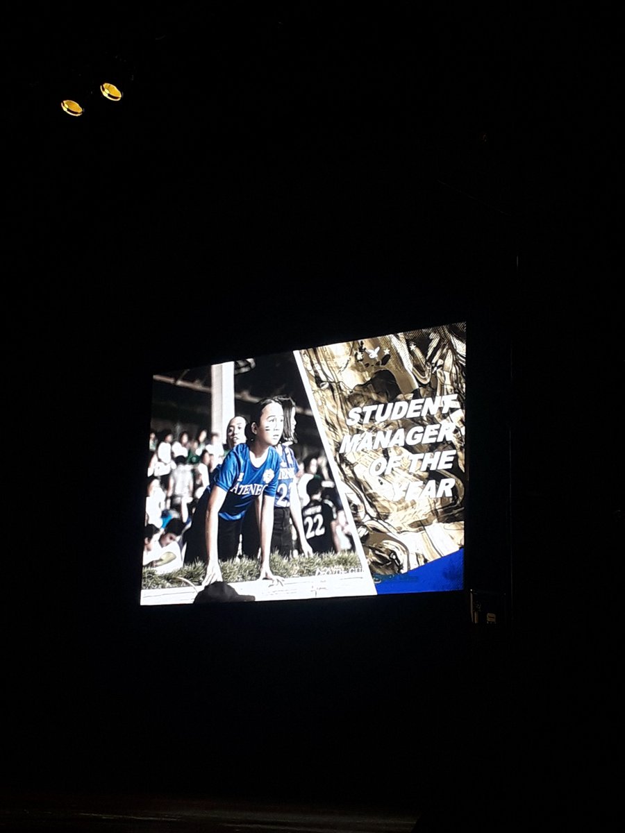 TheGUIDONSports's tweet image. For performing beyond expectations, Bianca Esguerra is honored with the Student Manager of the Year Award. #AthletesNight2019