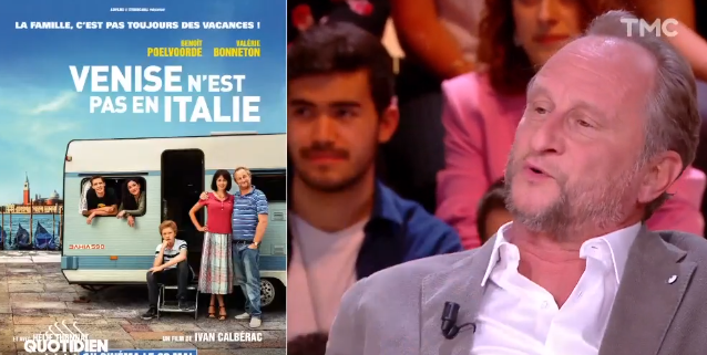 #BenoîtPoelvoorde était dans #Quotidien pour nous parler de son nouveau film: "Venise n’est pas en Italie" :bit.ly/2W1JCVq