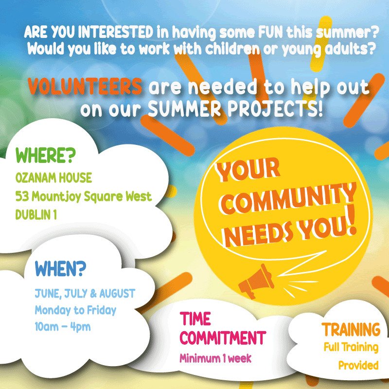 DCU Careers Service (@dcu_careers) on Twitter photo Volunteer for the Ozanam House Summer Team 2019!
Do you want to have a unique and fun experience, develop your skills, enhance your CV and also make a really big difference in the lives of young people in the Inner City? ozanamhouse.ie <a href="/SVP_Ireland/">SVP - Ireland</a> <a href="/DCUSU/">DCU Students' Union</a> <a href="/DCUVolunteer/">DCU Volunteer</a> Volunteer for the Ozanam House Summer Team 2019!
Do you want to have a unique and fun experience, develop your skills, enhance your CV and also make a really big difference in the lives of young people in the Inner City? ozanamhouse.ie <a href="/SVP_Ireland/">SVP - Ireland</a> <a href="/DCUSU/">DCU Students' Union</a> <a href="/DCUVolunteer/">DCU Volunteer</a>