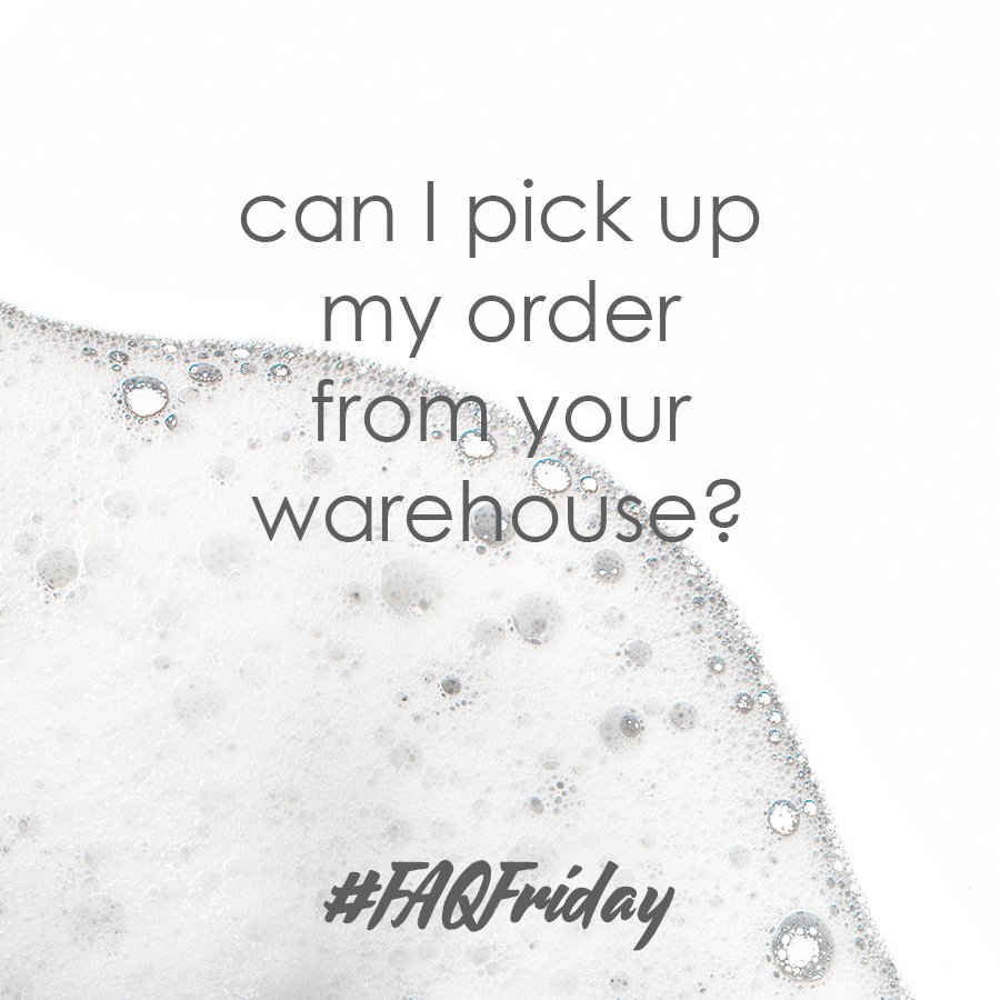 UKSoapKitchen's tweet photo. #FAQFriday
.
Q- Can I pick up my order from your warehouse?
.
A- YES! Just select this option at the checkout (it's free!) but please be aware, this is only suitable if you live in the area. 
.
We are based in Bideford- North Devon
.
#warehousecollection #orders #northdevon https://t.co/KJeA3W5A1y