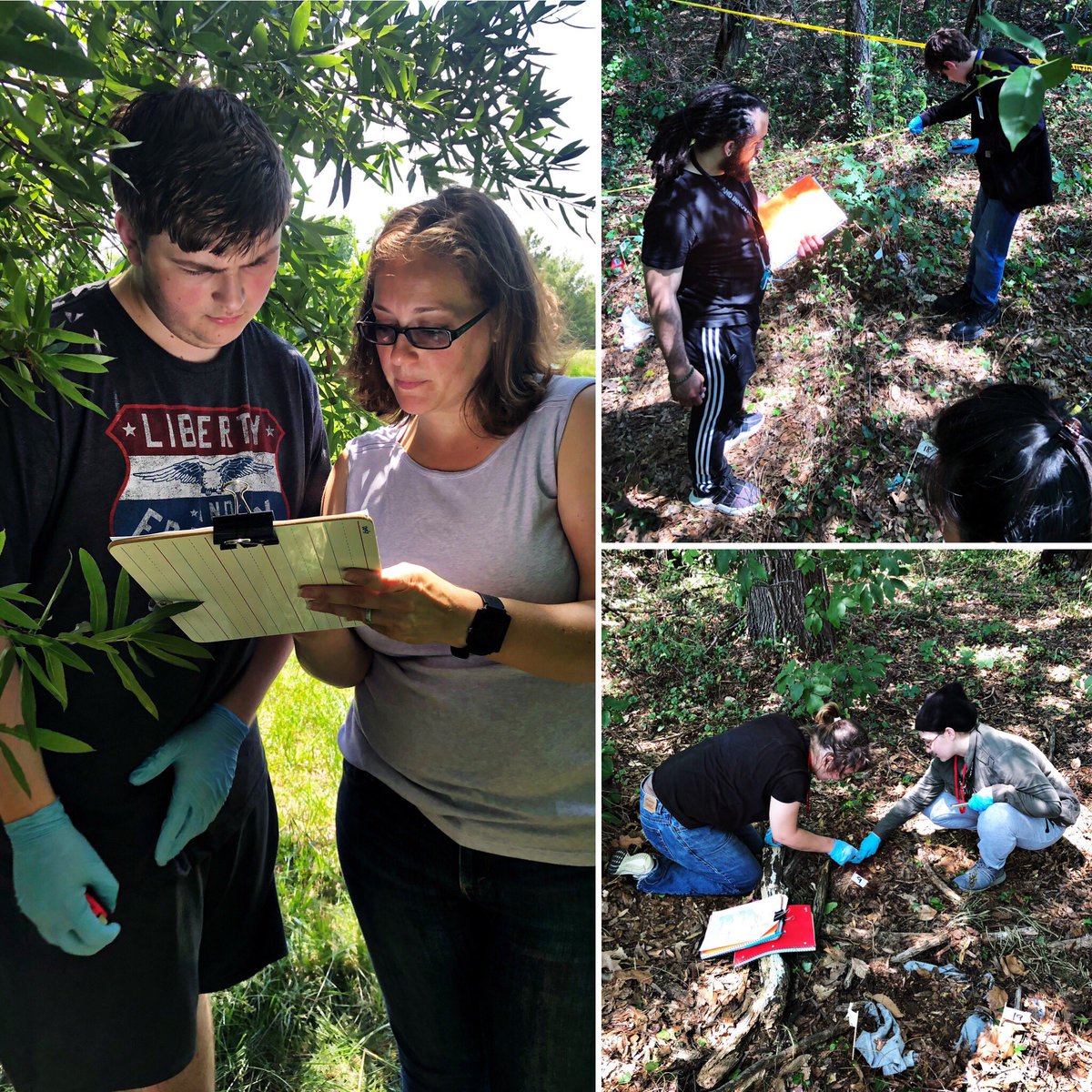PblQuander's tweet photo. Yesterday’s processing of the mock crime scene will continue today. I wonder what new information the students will discover today! #fcpsPOG #fcpsscience #fcpslearning #FCPSLearningModel #fcpsPBL #handsonlearning #pblQuander2019 https://t.co/jbKtbc4h3Q