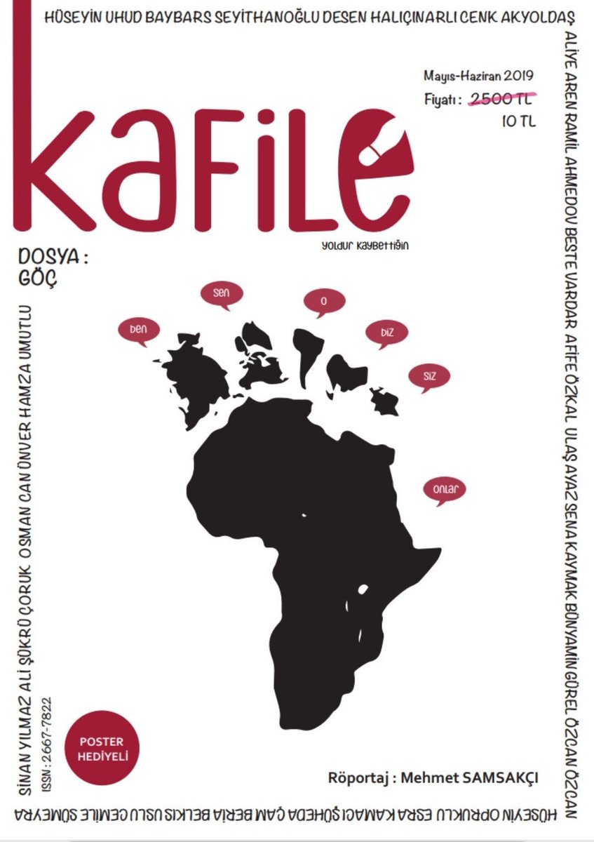 "İstanbul dışından Kafile'ye nasıl katılırız?" sorusu kafasına takılan sayın yolcularımız, Türkiye'nin her yerine karşı ödemeli olarak PTT Kargo ile gönderim yapmaktayız.
Geç olsun güç olmasın , siz de Kafile'ye katılın. 🐎
#kafiledergi #yoldurkaybettiğin