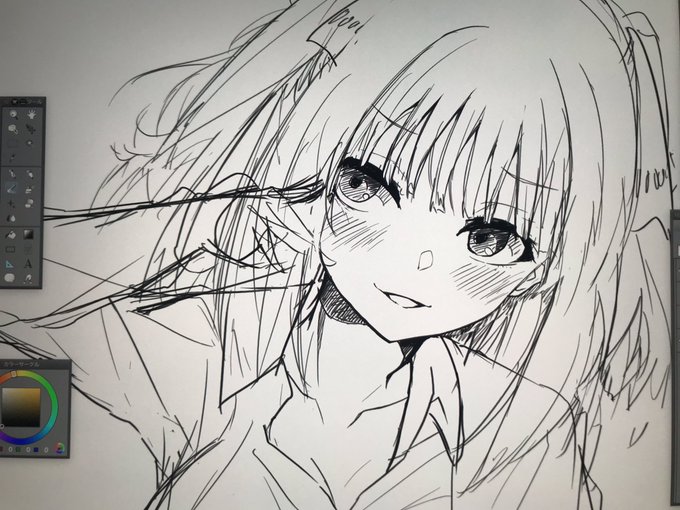 なんかうまく描けないかららくがきしてた 
