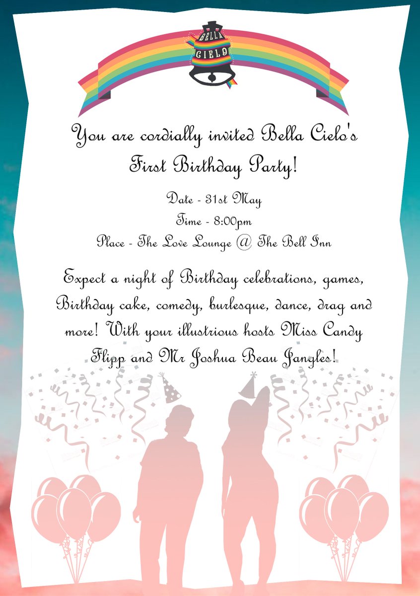 One week to go! We're getting our birthday suits ready! Have you got you invite ready? 💌 buff.ly/2JVCoLJ