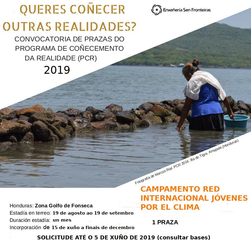 Tes entre 18 e 30 anos e queres vivir unha experiencia inolvidable de   aprendizaxe e voluntariado internacional en Honduras 🇭🇳? Aberta  convocatoria #PCR2019 galicia.isf.es/blog/viaxa-e-a…