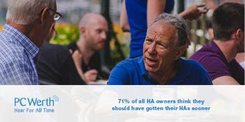 #Hearingfactfriday 71% of hearing aid users wish they had got their hearing aids sooner. Try the discreet KITE, a perfect solution for the first-time hearing aid user. Find out more - bit.ly/PCWKITE