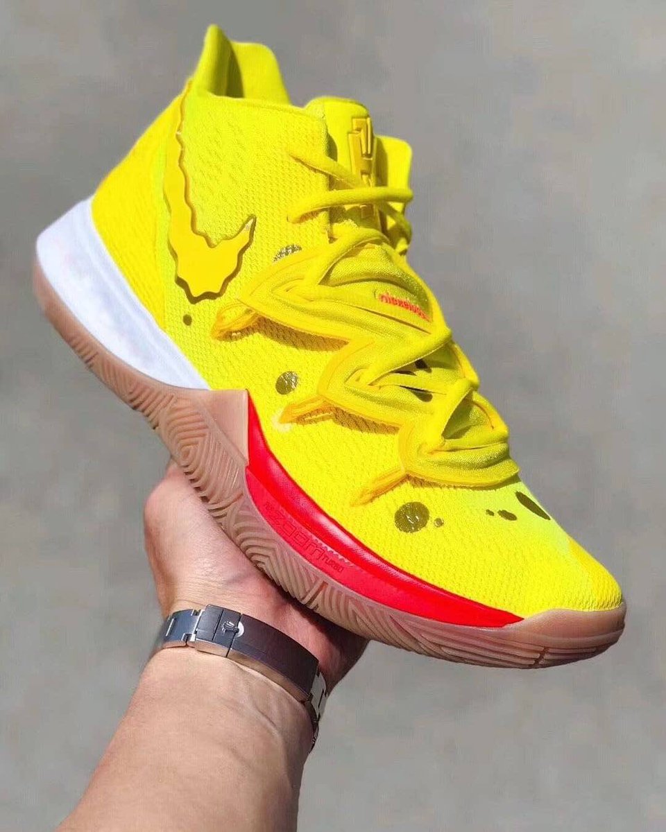 spongebob sneakers kyrie irving