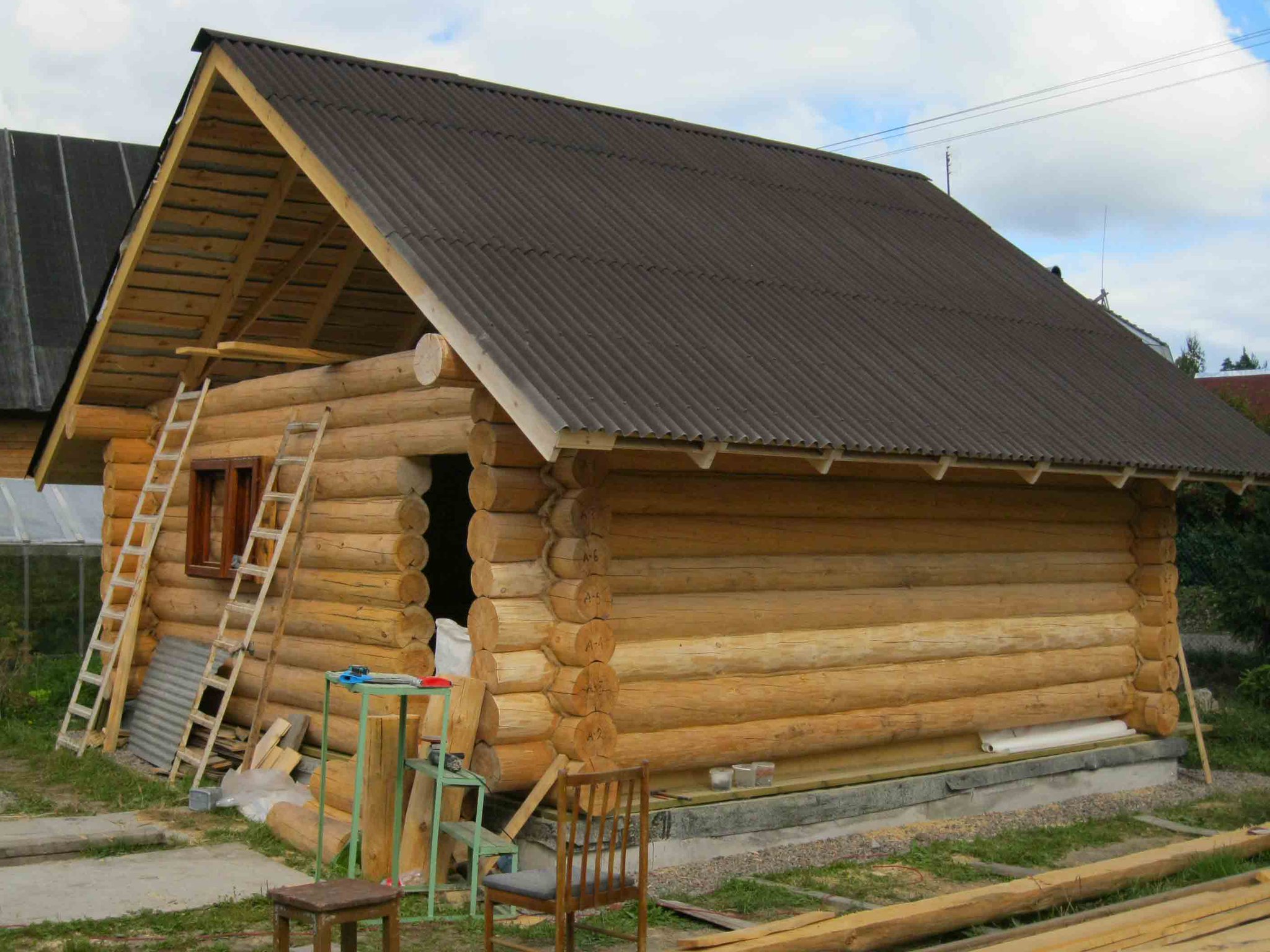 рубленая баня своими руками