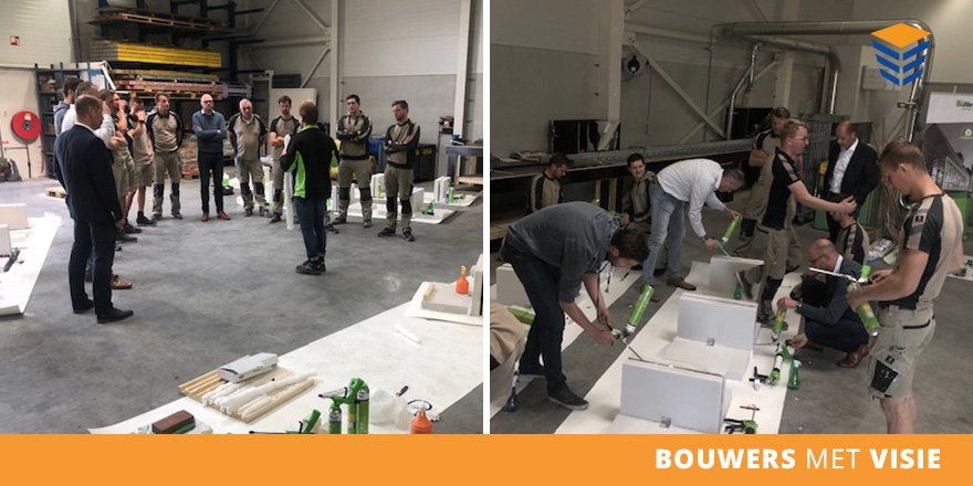 Afgelopen woensdag kregen wij een leerzame training over luchtdicht bouwen. Zo kregen we een mooi inzicht over de norm van het bouwen in de toekomst. Deze training werd verzorgd door <a href="/BcEsselink/">Bouwcenter Esselink</a>, bedankt!  #middelwateringbouw #luchtdichtbouwen #toekomst #bouwersmetvisie