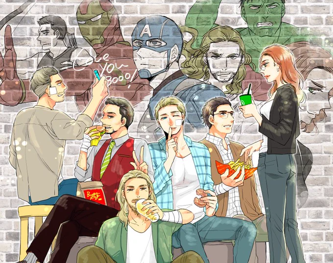 ありがとうアベンジャーズ、3000回愛してる!#アベンジャーズ#Avengers 