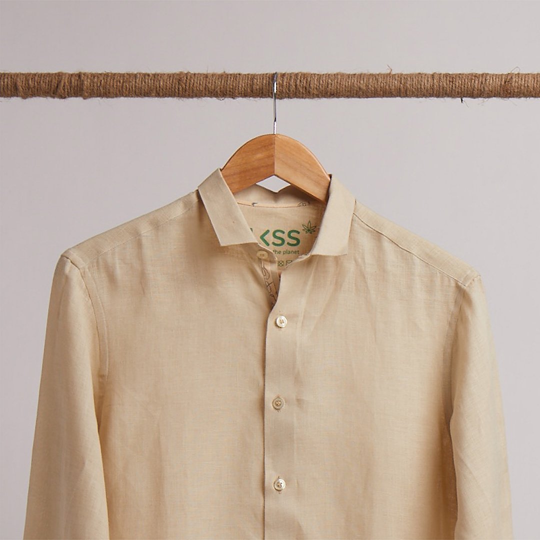 Be part of the hemp revolution. 
Shop now on letsgoless.com to add this unique 100% hemp shirt to your wardrobe!
#hempfashion
#hemp
#sustainability