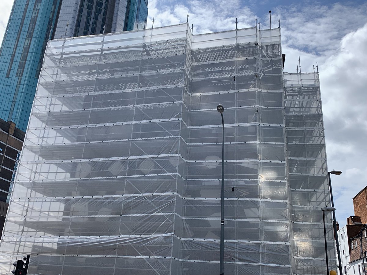 GodivaGroup1's tweet photo. Refurb project in the heart of #Birmingham
#scaffoldingspecialists #aplatformforsuccess https://t.co/y8UfvZa39f