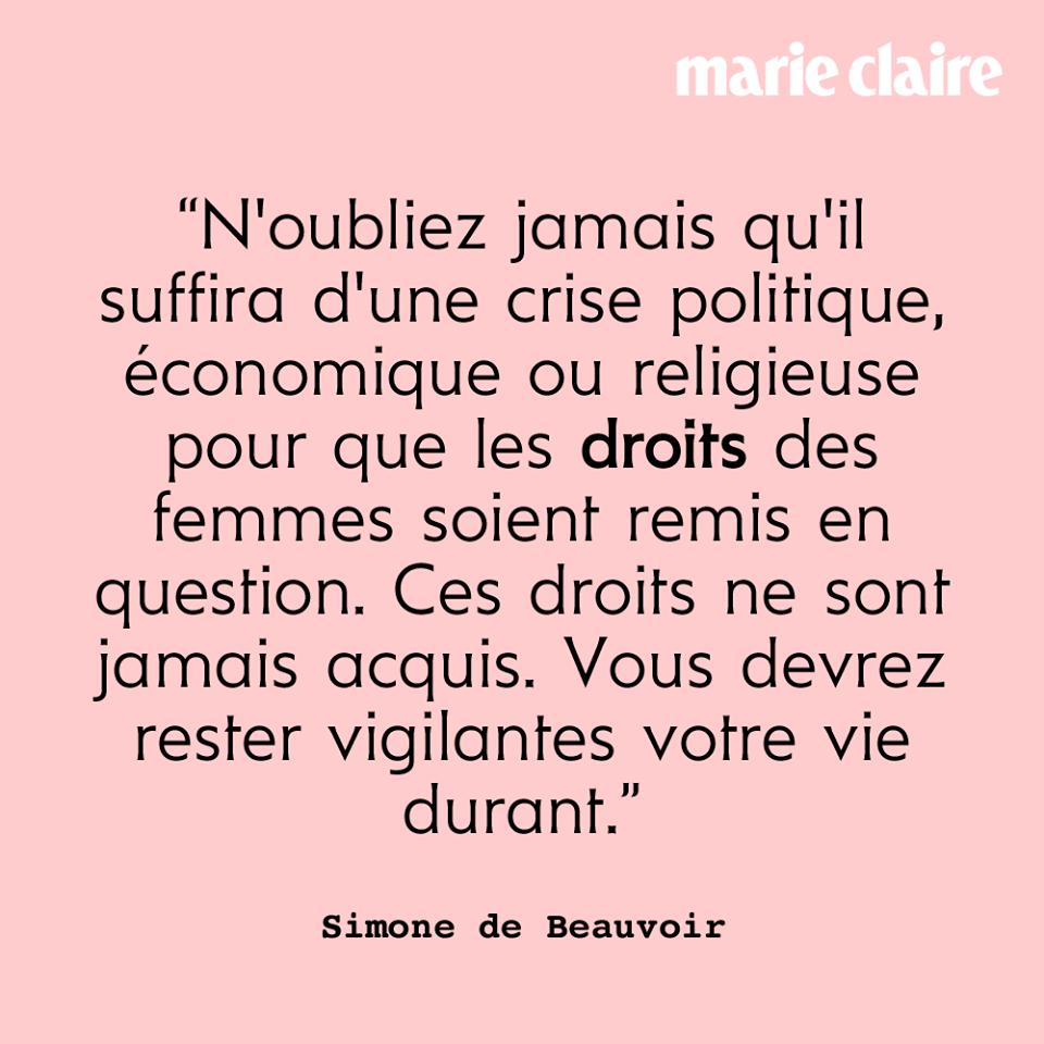 Marie Claire Il Y A 70 Ans Simonedebeauvoir Publiait Le Deuxieme Sexe Tome I N Oublions Pas Cette Citation Reflet De Son Combat Aujourd Hui Plus Que Jamais D Actualite T Co Pkb9v4yufi Twitter