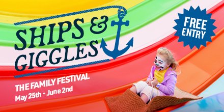 This #halfterm it’s all Ship and Giggles here at Dreamland, with daily entertainment and special TV character appearances. 
Don't forget to buy your ride wristbands in advance online - you'll save 25% on door prices! 😉 bit.ly/2Wi6f7A