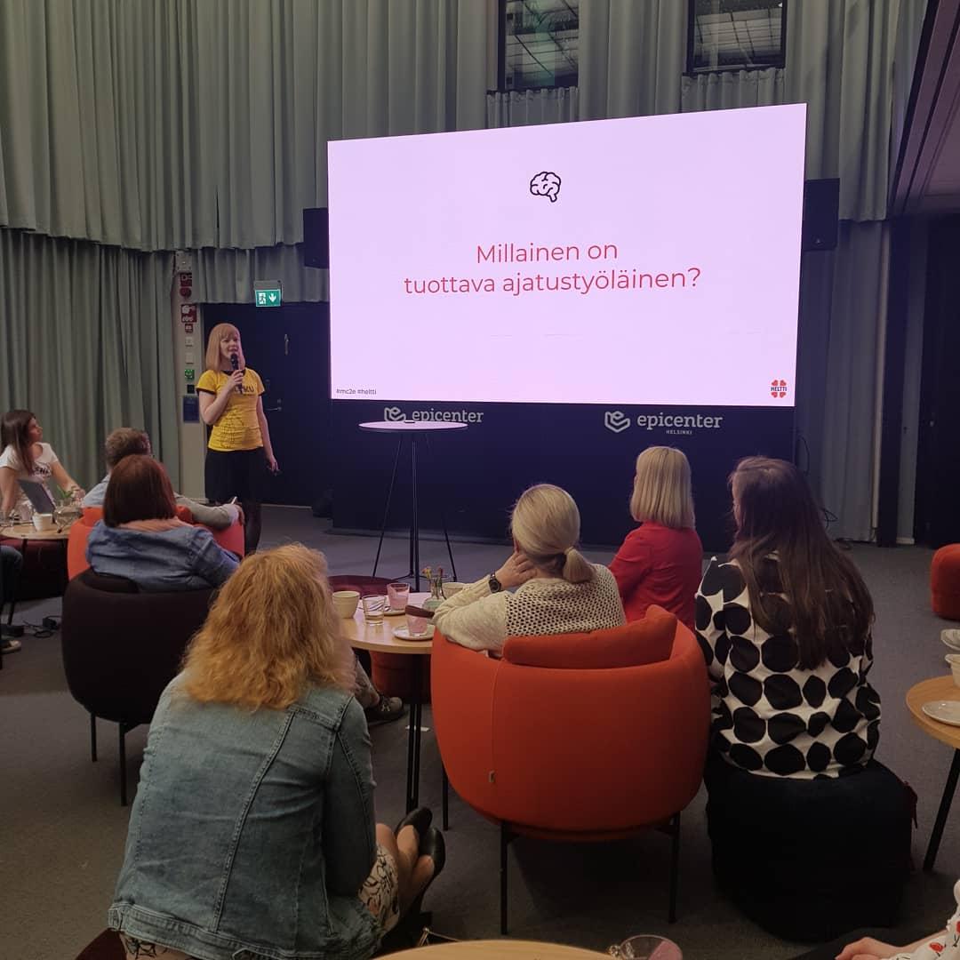 Heltti on löytänyt kaavan, jonka avulla työpaikkojen ja työntekijöiden energiaa voidaan lisätä kestävästi. Energia tuo €uroja. Aiheesta puhumassa Heltin Mental Capacity Coachit <a href="/ojala_kaisa/">Kaisa Teräväinen</a> ja @HeliRautjrvi, sekä toimitusjohtaja <a href="/tilapit/">Timo Lappi</a>
#mc2e #heltti