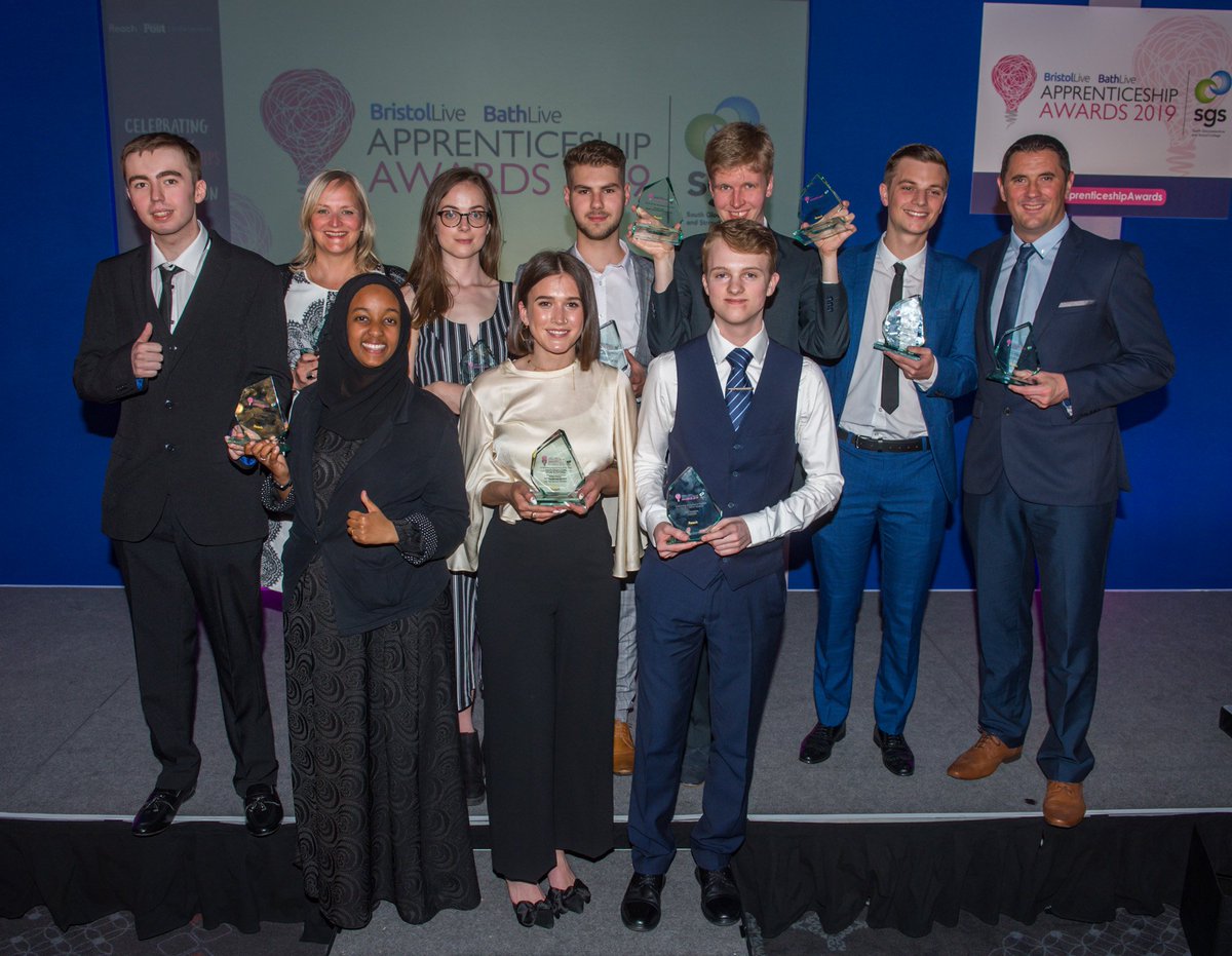 ReachEventsWest's tweet photo. What an incredible evening at the @BristolLive @bathlive Apprenticeship Awards 2019 celebrating the future of #apprenticeships and #employment in our region. Huge congratulations to all winners and massive thank you to our headline sponsors @sgs_college and all category sponsors. https://t.co/FqAr0C9Gkx