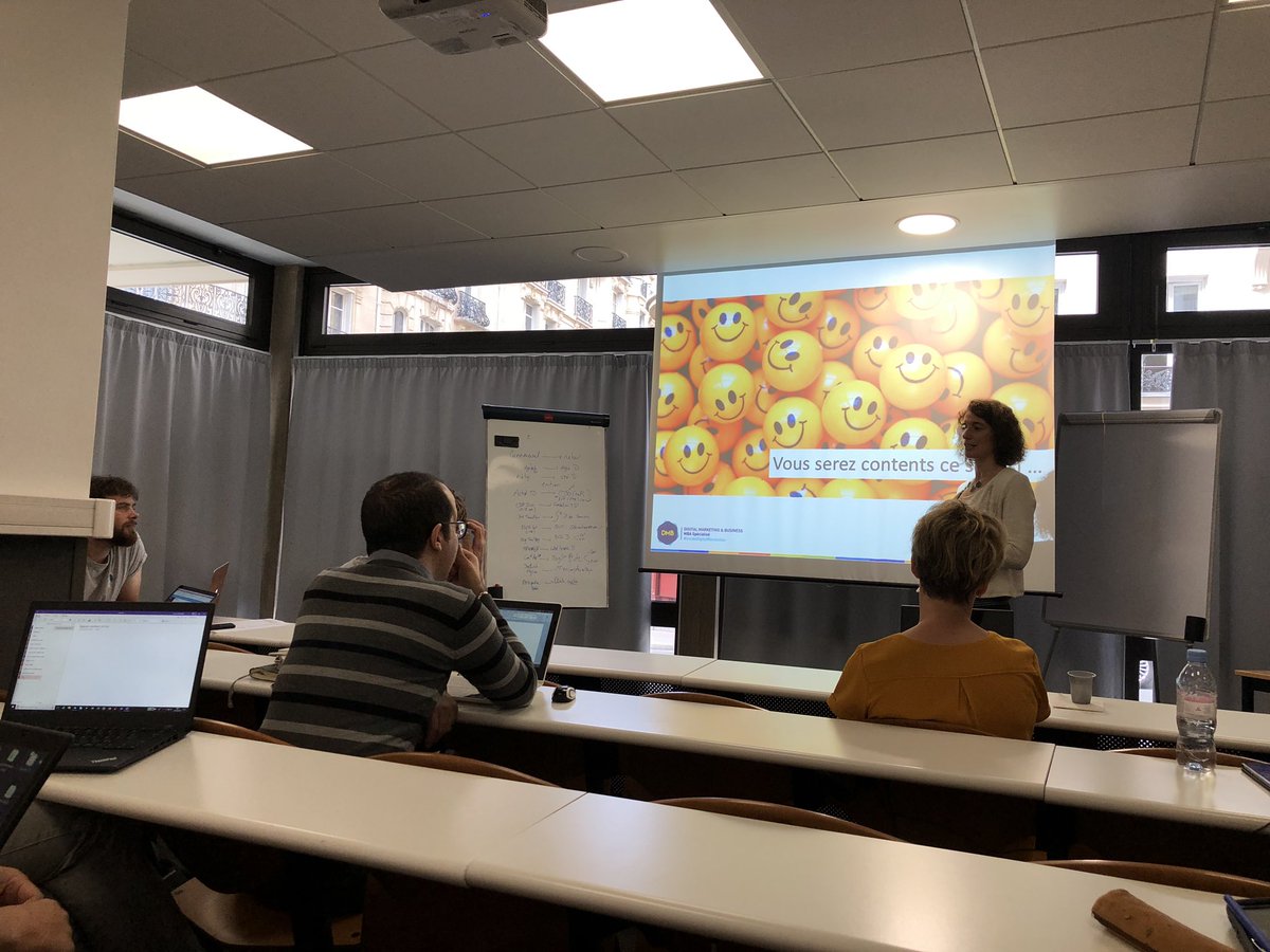 thomashohweyer's tweet photo. On termine la semaine avec @CarolineLoisel sur les métiers/compétences du digital #mbadmb #TransfoNum #rh #Softskills #insidedigitaltransformation https://t.co/BfU8Ge3kxP