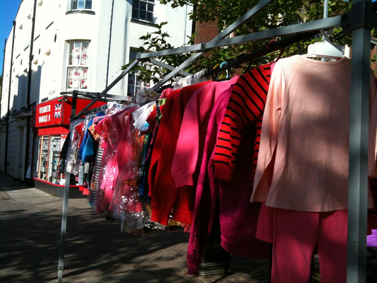 WisbechMarket's tweet photo. Today's colour on the market is ... PINK! https://t.co/975k4QSyhh
