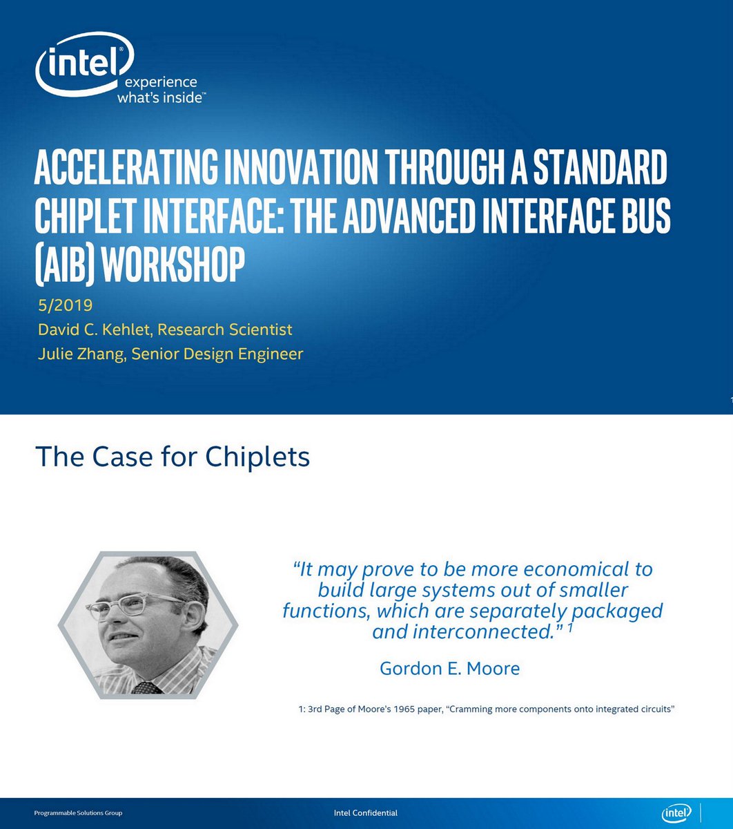 => Intel FPGA New Technology Showcase: Chiplets, HBM, and eASIC, WS ...