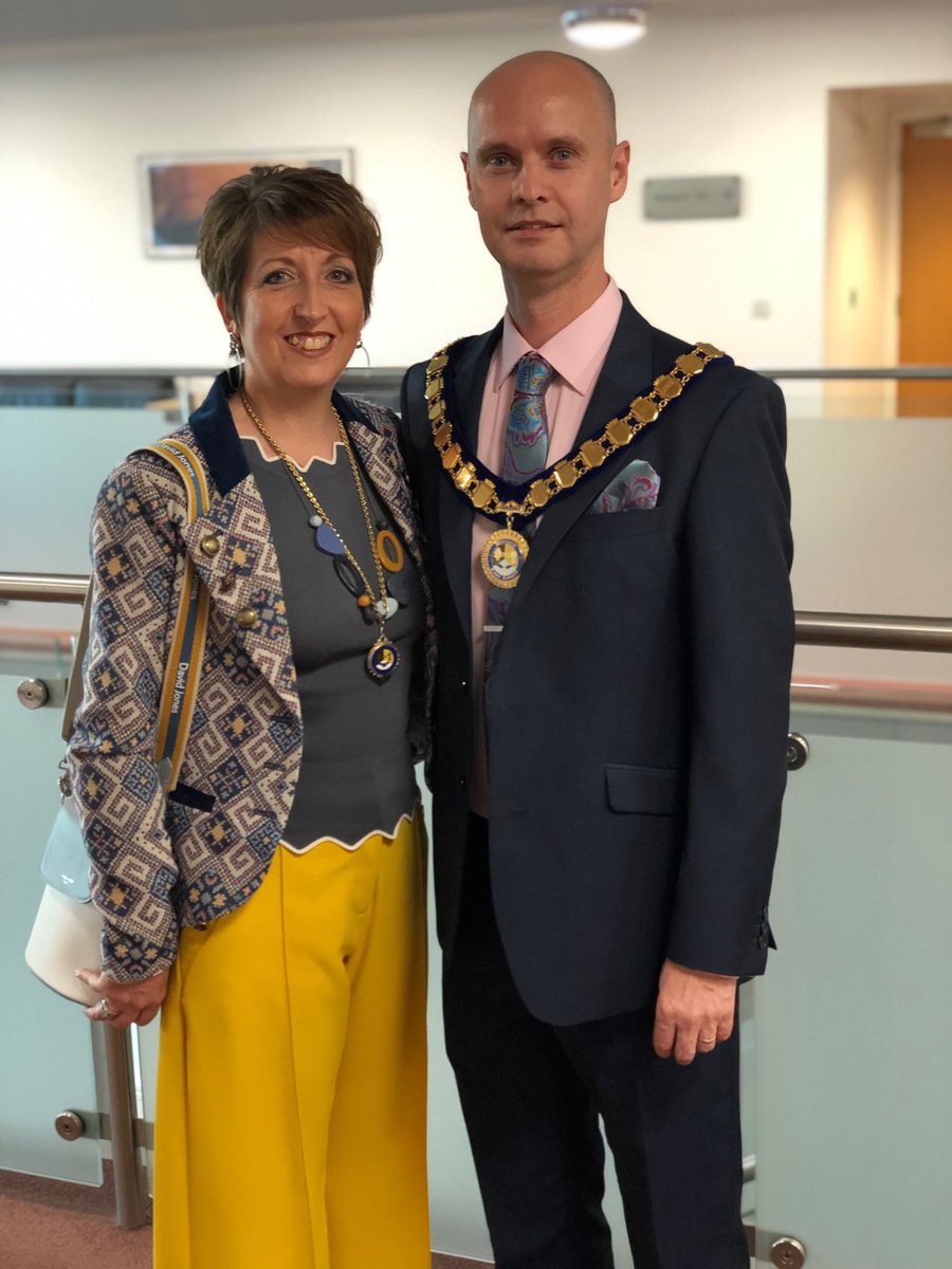 TAMargrave's tweet photo. Very proud of my hubby for becoming Mayor of Whitnash for the third time. A very busy year ahead representing our town across the County and raising funds for our nominated charity, CICRA. https://t.co/28gddopuvX https://t.co/423eT6tVq1