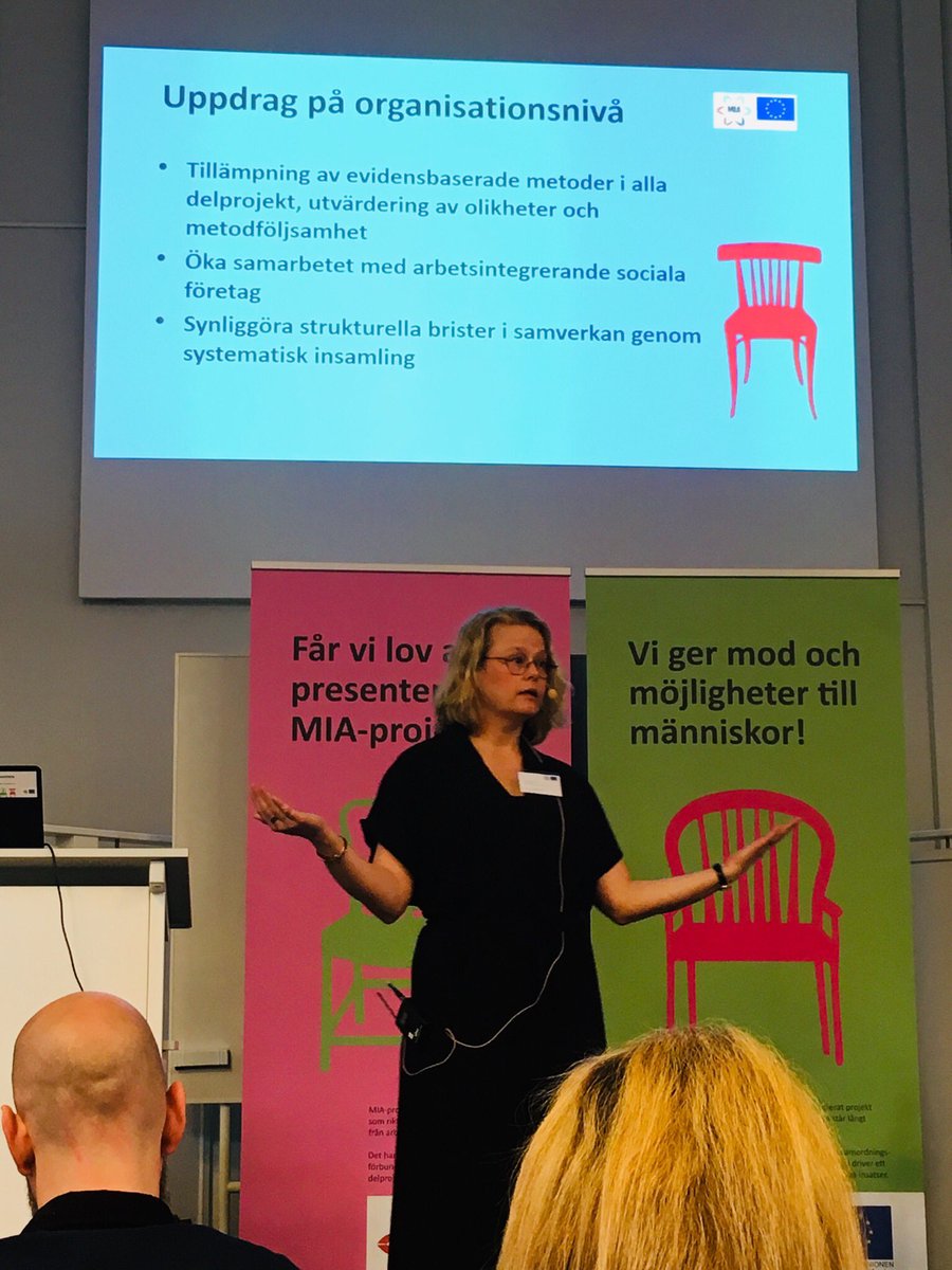 CaringAlex's tweet image. Nätverkar på #Mia-projektets konferens idag. Vi på #BlåVägen vill gärna göra ännu mer tillsammans med er på #Miaprojektet, för vi har samma mål: Att ge mod och möjligheter till människor som behöver det!