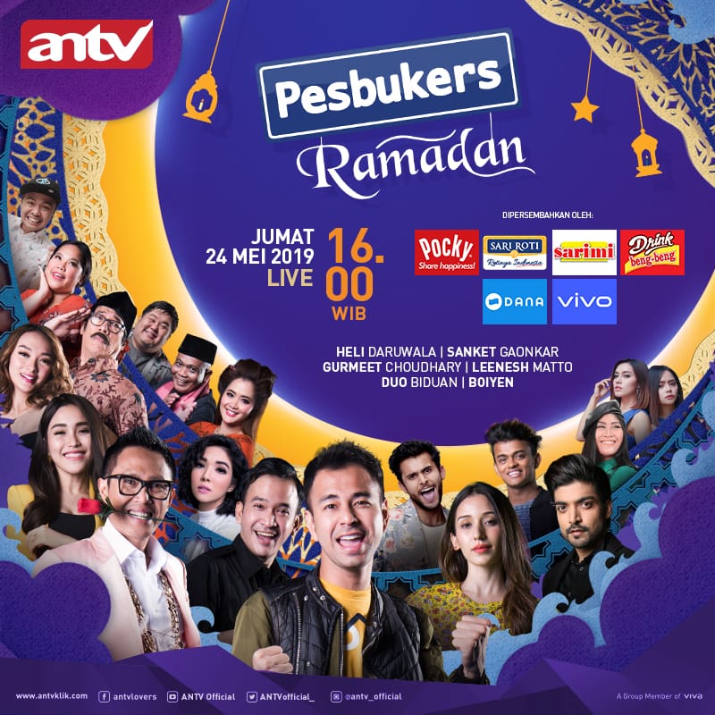 ANTVOfficial_'s tweet photo. Padi ditanam oleh petani..
Peternak akan memelihara sapi..
Ngabuburit makin seru sore ini..
Soalnya ada Pesbukers yang selalu bikin happy..

Saksikan Pesbukers Ramadan Jumat 24 Mei Pukul 16.00 WIB https://t.co/9JGKVsadDr