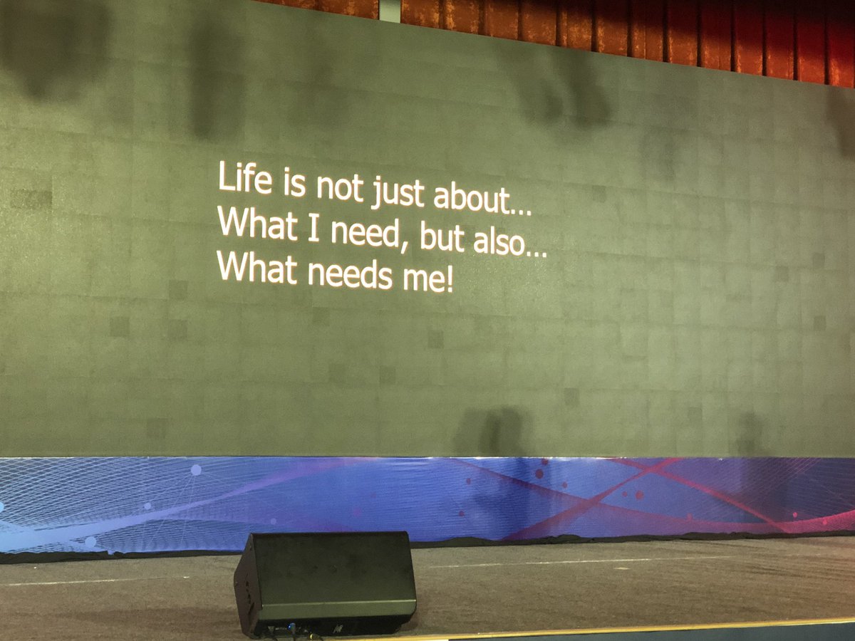 Harsh_Soin's tweet image. Life is not just about what I need , but also... what needs me says Sonam Wangchuk of the 3 Idiots fame @tech_mahindra @C_P_Gurnani #DesignForExperience