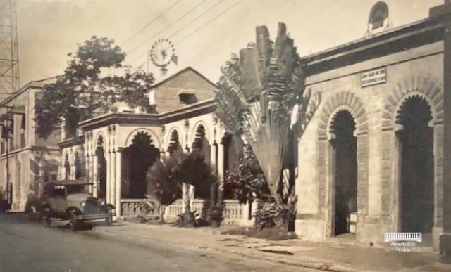 PepeSabatino's tweet photo. Memorabilia Porteña: El muy recordado y desaparecido Hotel de los Baños, en postal de foto real de Henrique Avril, c. 1930. https://t.co/duXwhxUY09