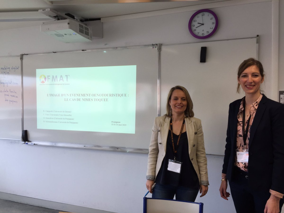 On parle d’image d’événement oenotouristique <a href="/OlgaGoncalves12/">Olga Goncalves</a> <a href="/iae_perpignan/">IAE Perpignan</a> <a href="/AFMaTorg/">AFMaT</a> #afmat2019 @nimestourisme #nimestoquee