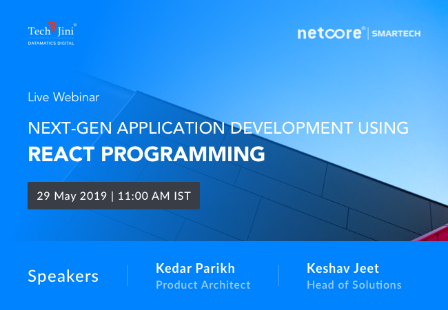 techjini's tweet image. Loved by #developerscommunity #React #programming has turned up as the most convenient #framework for #mobileappdevelopment. Join our #Solutions head @keshavjeet in a #webinar to know more: bit.ly/2VZuOqm
@techjini @NetcoreSmartech #reactjs #appdevelopment #mobily
