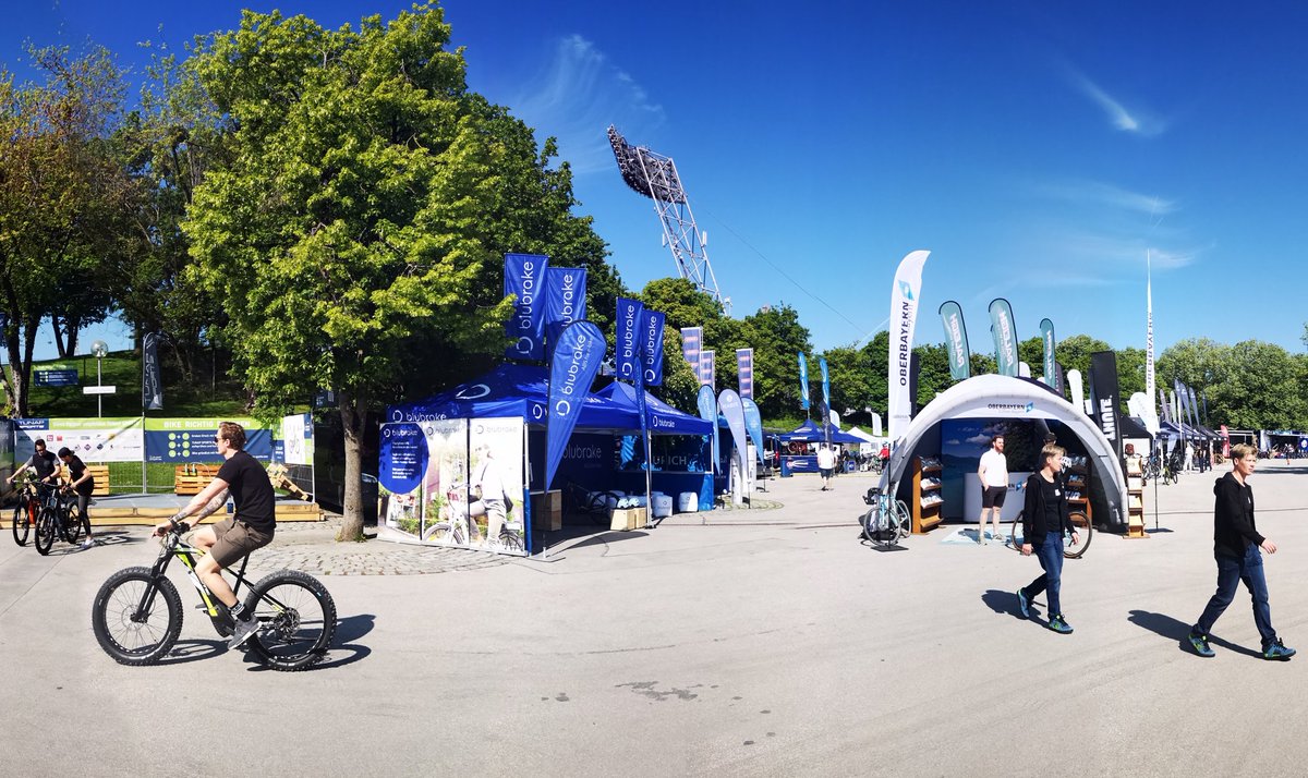 blubrake's tweet photo. Ready to start! From today 10 am to Sunday #blubrake will be at the #EBikedays in Munich. Come visit us at the stand 118! #ABSforEbikes #RideElectric https://t.co/UMQJ5Ok6Pe