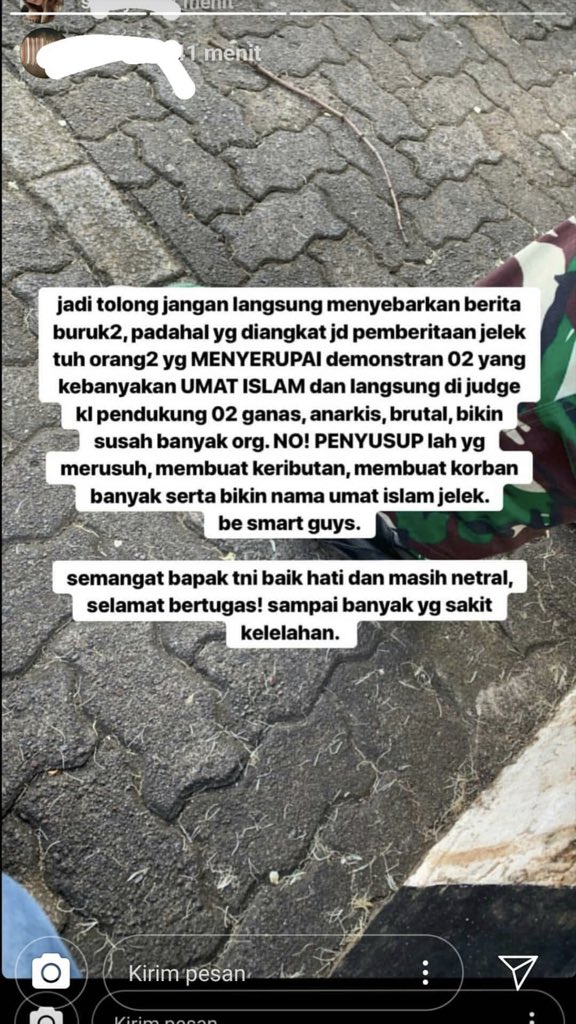 Semangat untuk bapak TNI
#MundurlahJokowi 
#JokowiPelanggarHAM