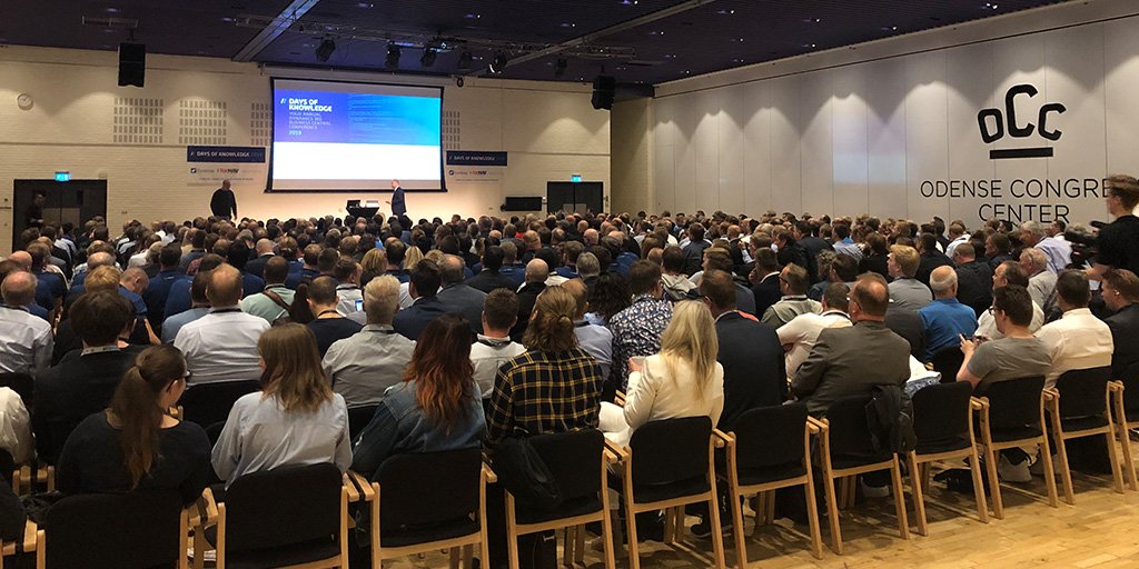 This is it! 500 people are now checked in and ready for the first day at #DOK19. Have fun, everyone. #daysofknowledge #MSDyn365 #MSDyn365BC