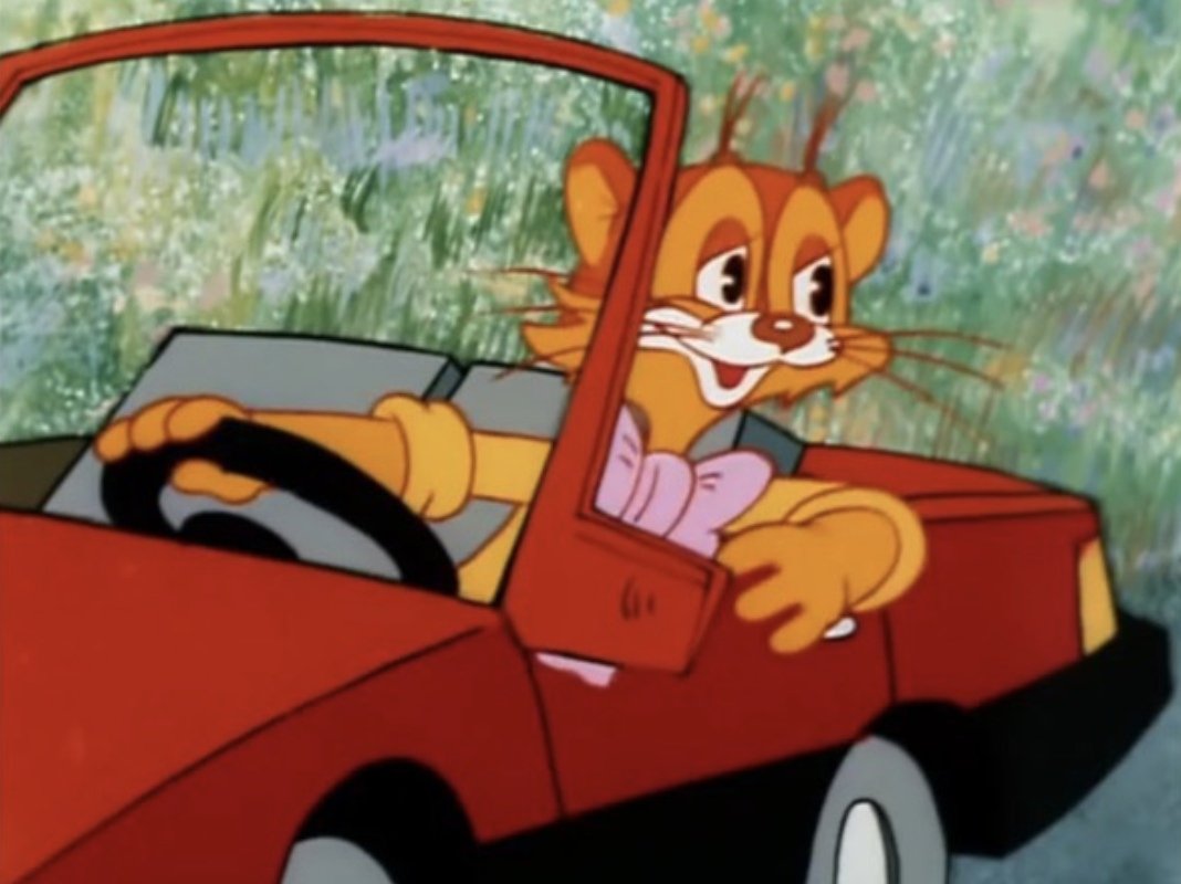 Автомобиль кота Леопольда