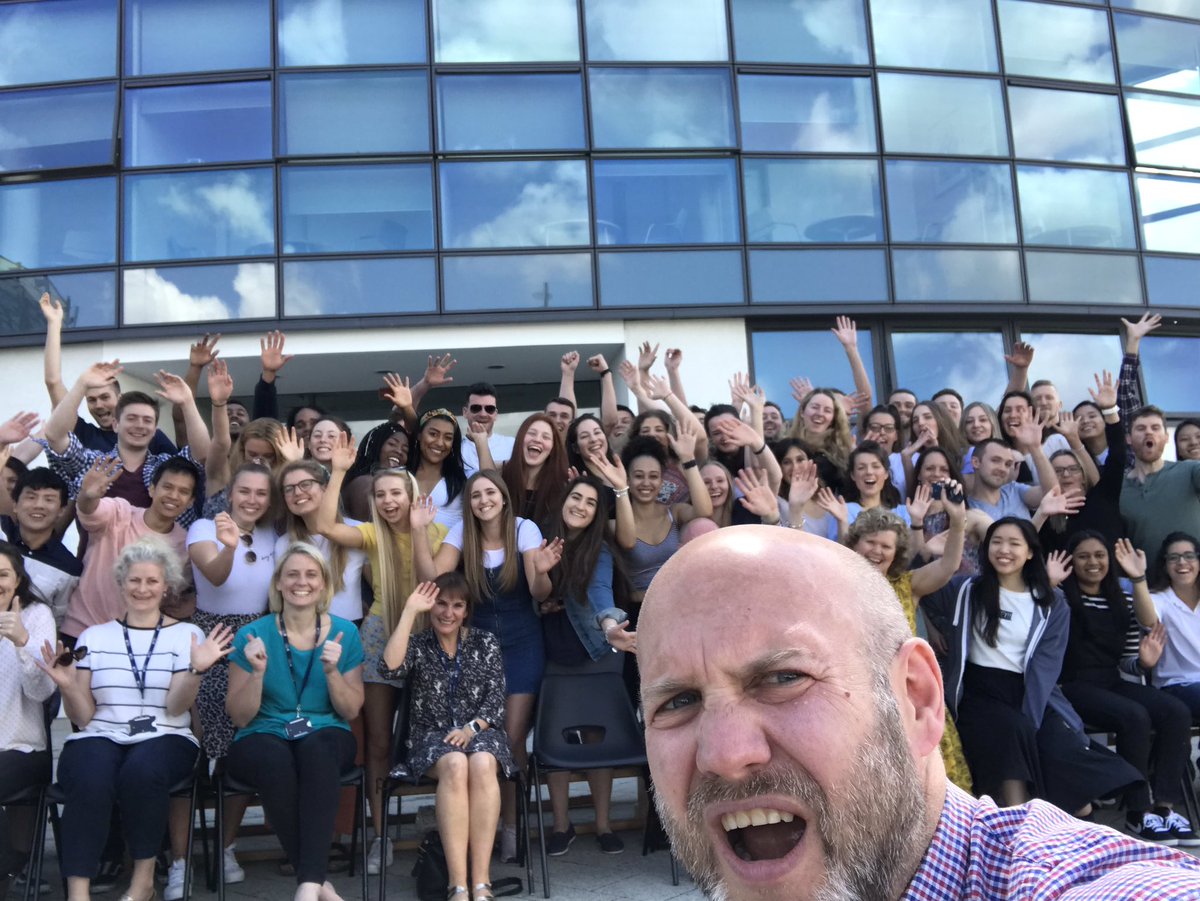 Look at these year 3 <a href="/PhysioBrunel/">Physiotherapy Brunel</a>  legends on their final day. The future is lively!