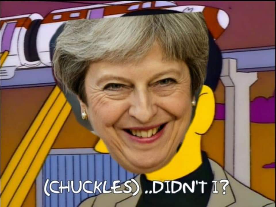 iresimpsonsfans's tweet photo. So long, Theresa May https://t.co/sNaAIfDlVY
