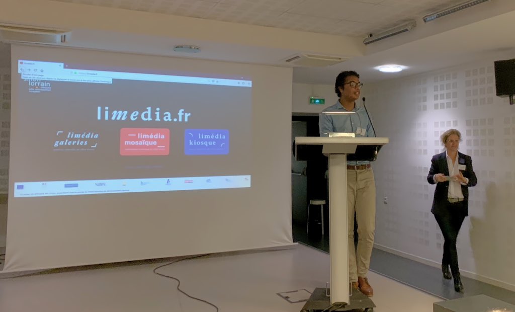 missmedia57's tweet image. Connaissez-vous le projet culturel #Limedia porté par le #SillonLorrain et les #bibliothèques de Thionville, Nancy, Epinal et Metz?
3 bibliothèques numériques en ligne :
#LimédiaGaleries
#Limédiakiosque
#Limédiamosaïque
Nous sommes aujourd’hui réunis à la @bmiepinal