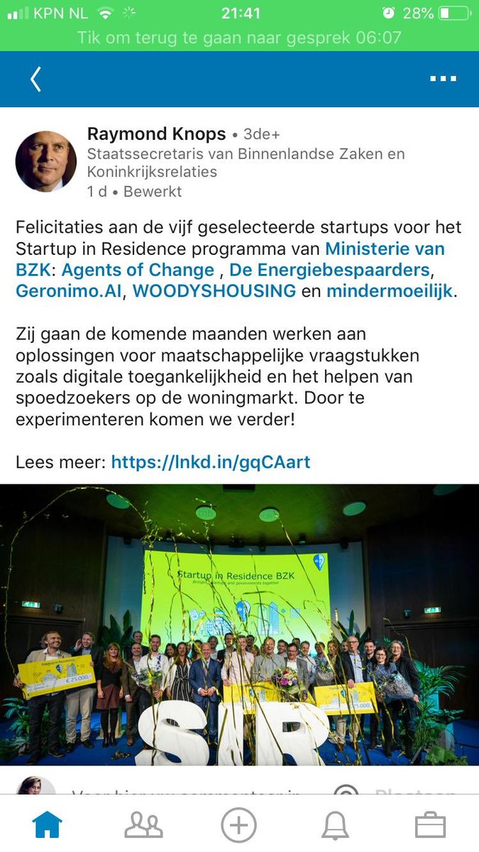 JorgAndree's tweet photo. Mooi resultaat van de #Groninger #agentsofchange Margo en Pieter. #StartupinResidence programma van @MinBZK @gic_nl @ImpactNoord https://t.co/expQtAH9uG
