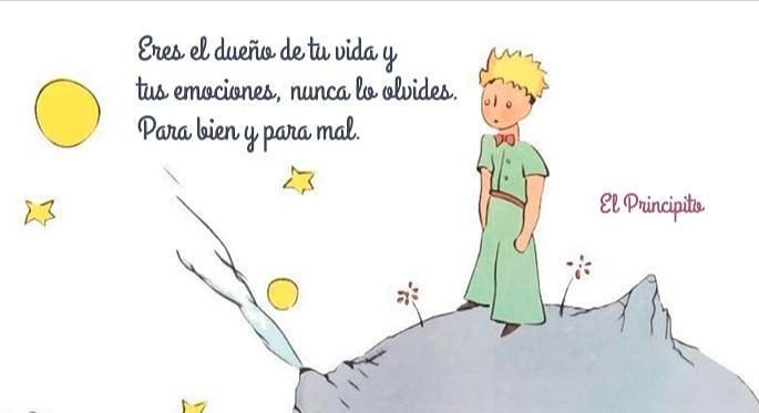 Queremos dar el comienzo al fin de semana con esta frase del libro "El principito".

Un libro que como ya habréis visto en anteriores Post, nos encanta.
¡Feliz viernes! 😊