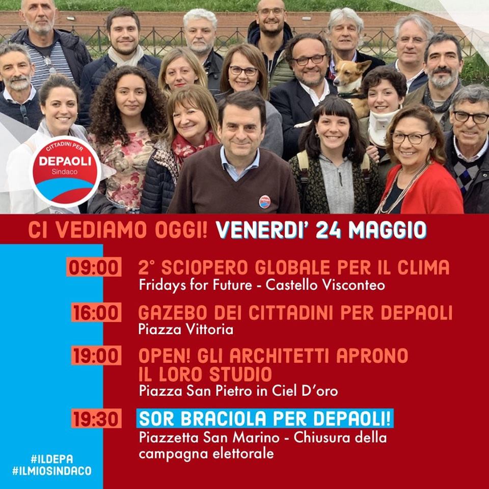 MassimoDepaoli1's tweet photo. Ci vediamo per le strade di #Pavia per lo sciopero per il #Clima e per divertirci in una delle nuove piazze pedonali #ildepa #ilmiosindaco https://t.co/JR7ycP4lY4