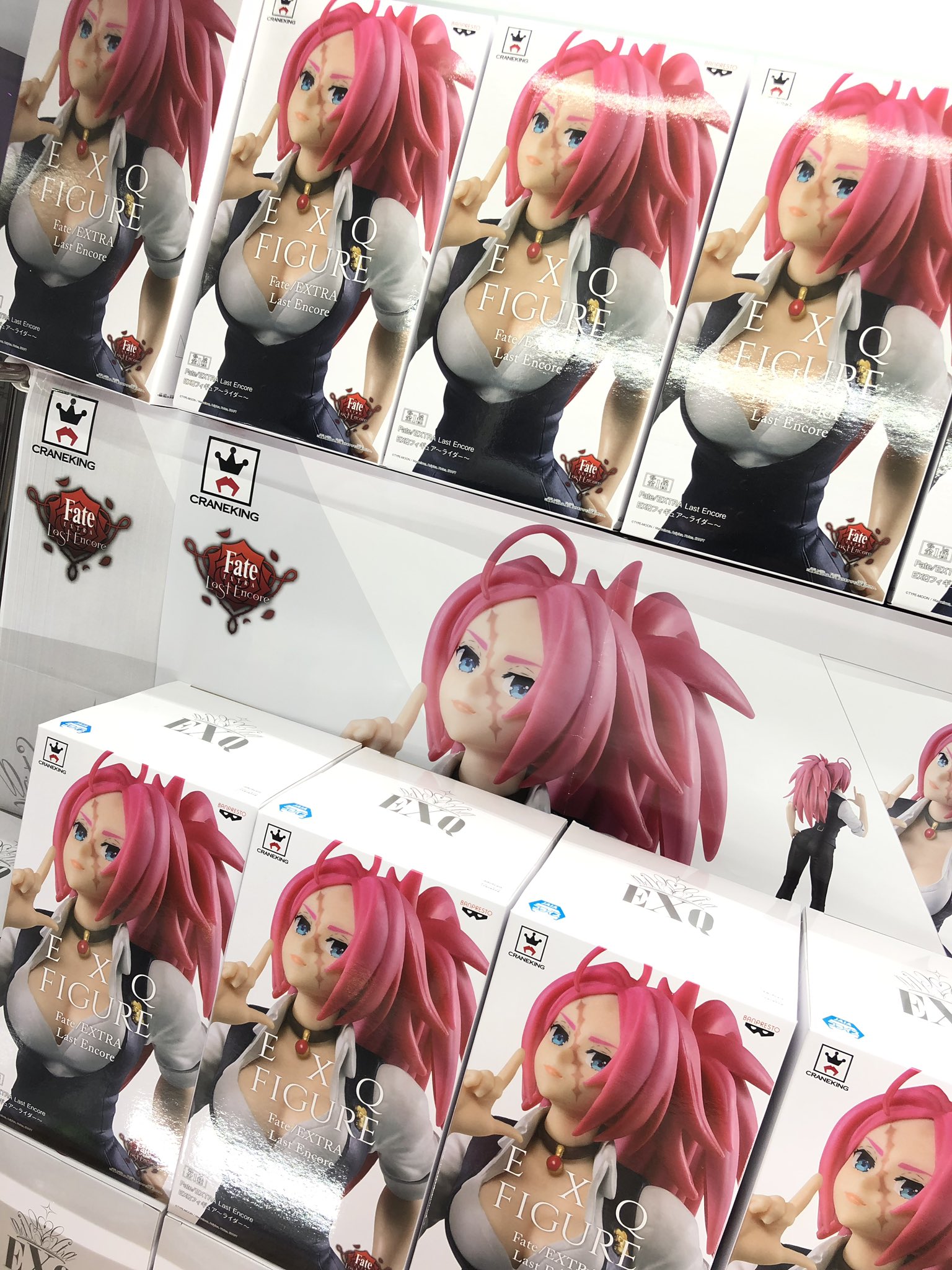 タイトーステーション立川北口 24時まで営業中 3f プライズ 新景品 Fate Extra Last Encore Exqフィギュア ライダー 全1種 大好評のexqシリーズからもう1点 Fate Extra Last Encoreよりライダーが登場 スタイル抜群 胸元がセクシー