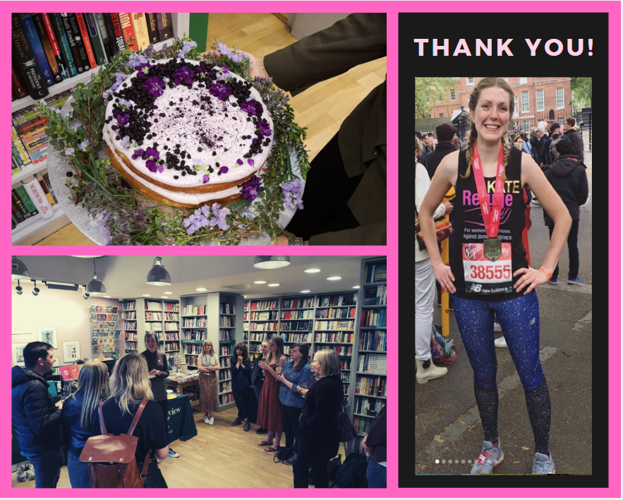 RefugeCharity's tweet photo. Today's #FridayFundraiser goes to all the brilliant female illustrators that contributed to @KateSlater's #RefugeTree - and obviously Kate herself! The #RefugeTree raised over £4000 for Refuge and contributed to Kate's incredible Marathon total of £6,429. https://t.co/C45PPZ7TI0