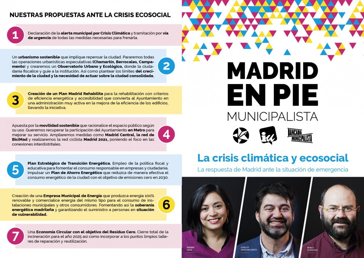 Toni_Garcia_'s tweet photo. Hoy se vuelven a manifestar los jóvenes por el clima y por el futuro. Aquí las propuestas municipalistas ante la ineludible crisis ecosocial que vivimos #VotaEnPie https://t.co/LZYPsB98Sg