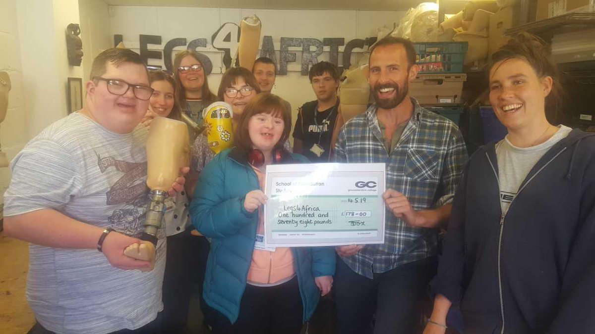 GC_Workskills_SFL (@gc_vol_projects) on Twitter photo Our Volunteering group at the cinderford campus raised an amazing £178 for <a href="/Legs4Africa/">STAND - WE Walk Together</a>
#fundraising #skillsforlife #teamwork #community Our Volunteering group at the cinderford campus raised an amazing £178 for <a href="/Legs4Africa/">STAND - WE Walk Together</a>
#fundraising #skillsforlife #teamwork #community