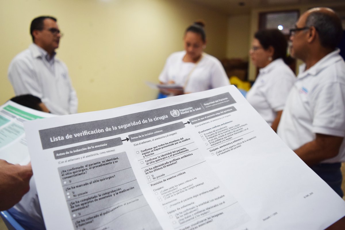 SaferSurgery's tweet photo. #Fridayfact Did you know that the @WHO Surgical Safety Checklist is 10 years old? Find out more: https://t.co/cxQ07D8W9A #safersurgery #Checklist10Years https://t.co/RkwJ49hp2P