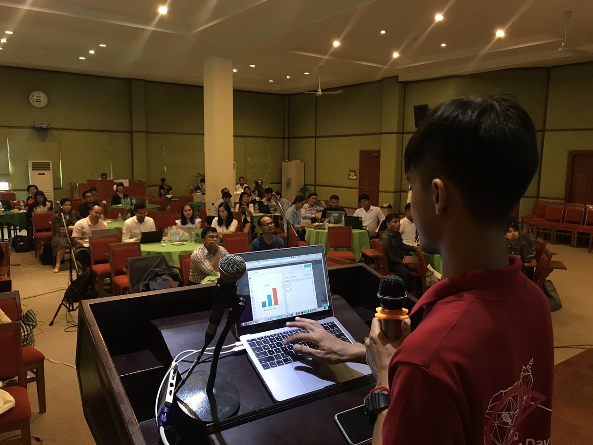 lydetpidor's tweet photo. It is good that we could have staffs from @opendevcam to share about basic tool for infographic design by using @piktochart in our #ICT Learning Forum regularly holds by a membership-based NGO, #CCC, in Cambodia. Seems like participants enjoy trying it. https://t.co/Obi0N2k9f7