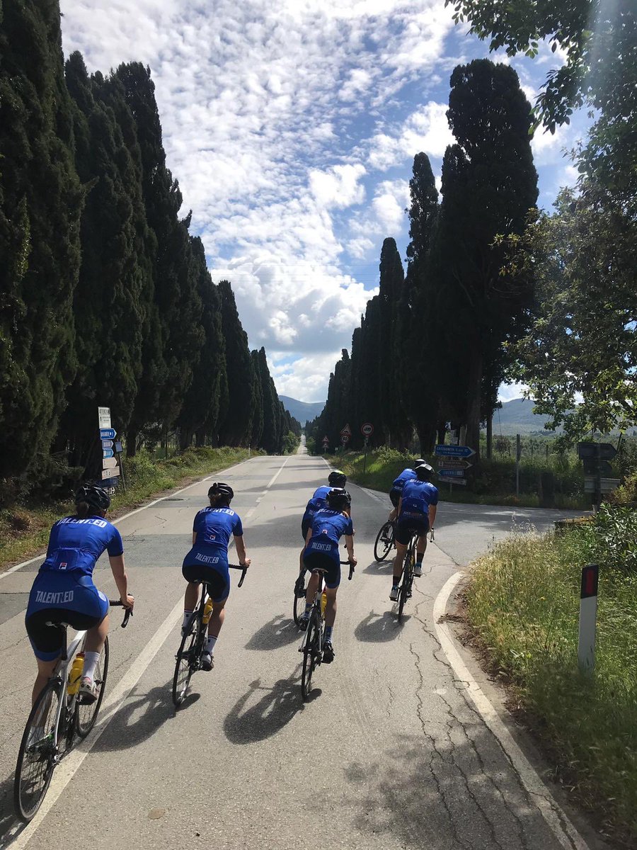 De laatste trainingen in Italië zijn van start gegaan 🔥 #fietsen #skeeleren