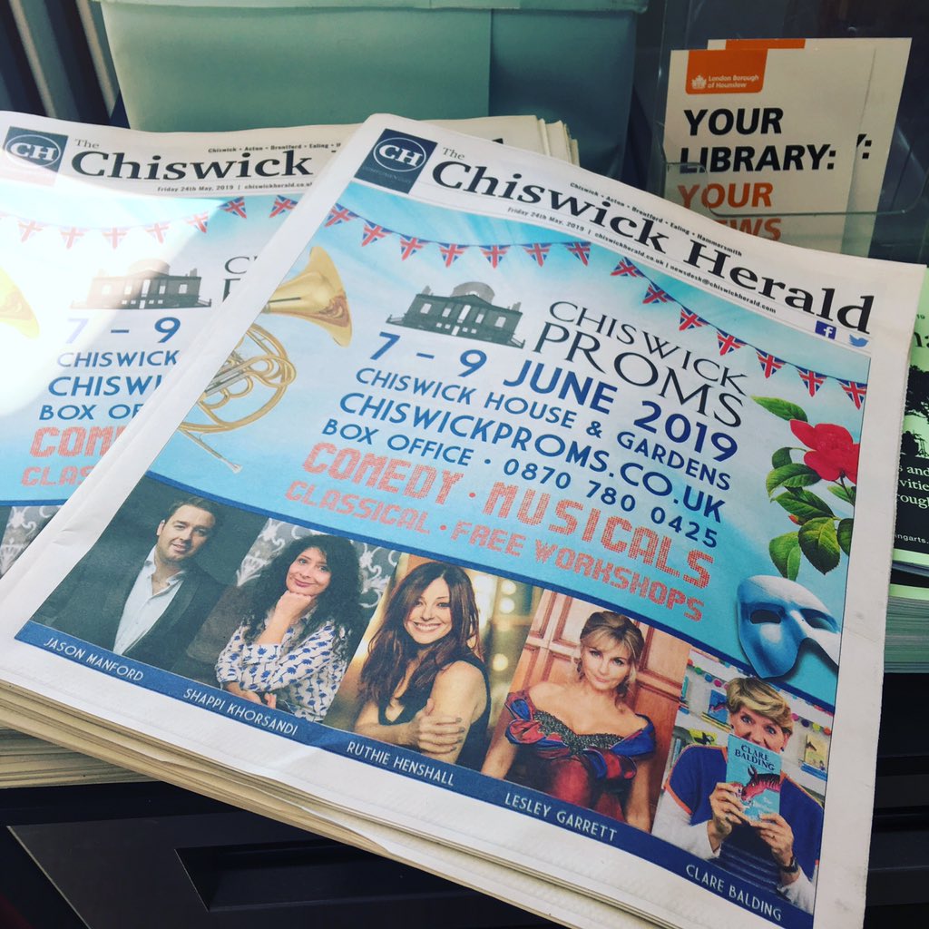 ChiswickHerald's tweet photo. Latest issue of the Chiswick Herald is out! Pick a copy up for an exclusive offer for the Chiswick Proms! #chiswick #chiswickproms #W4 #chiswickhouseandgardens https://t.co/QDQ43uCmrN