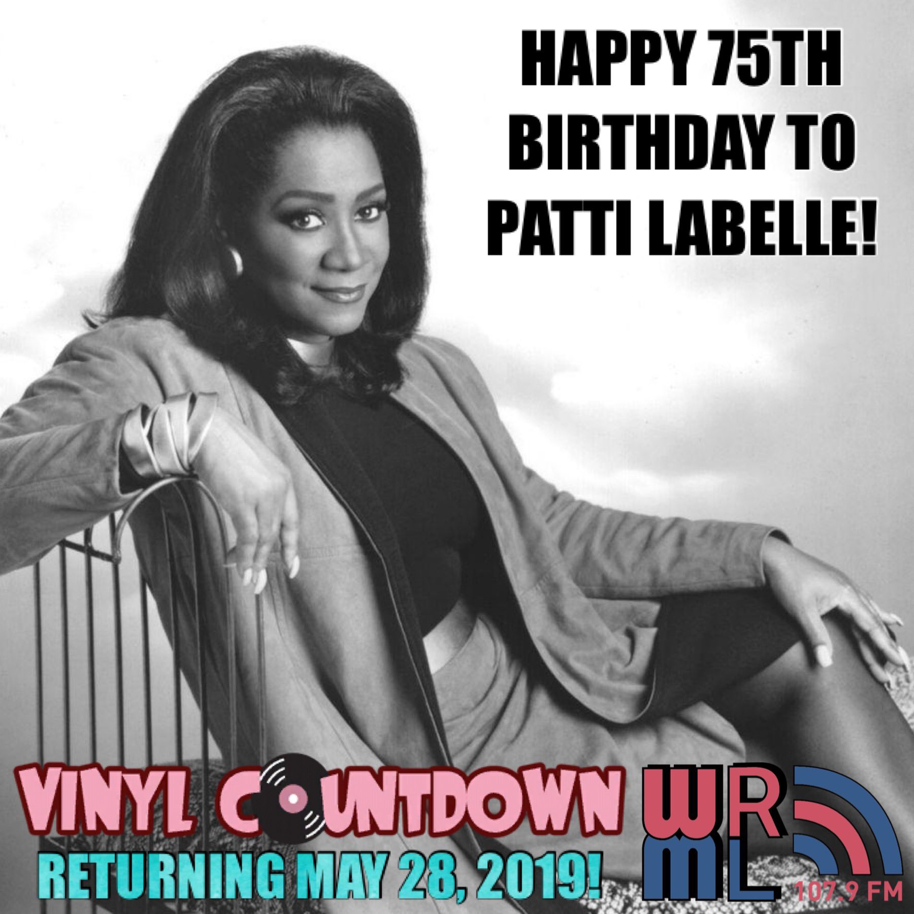 The Vinyl Countdown wishes Philadelphia legend Patti LaBelle a happy 75th birthday! 