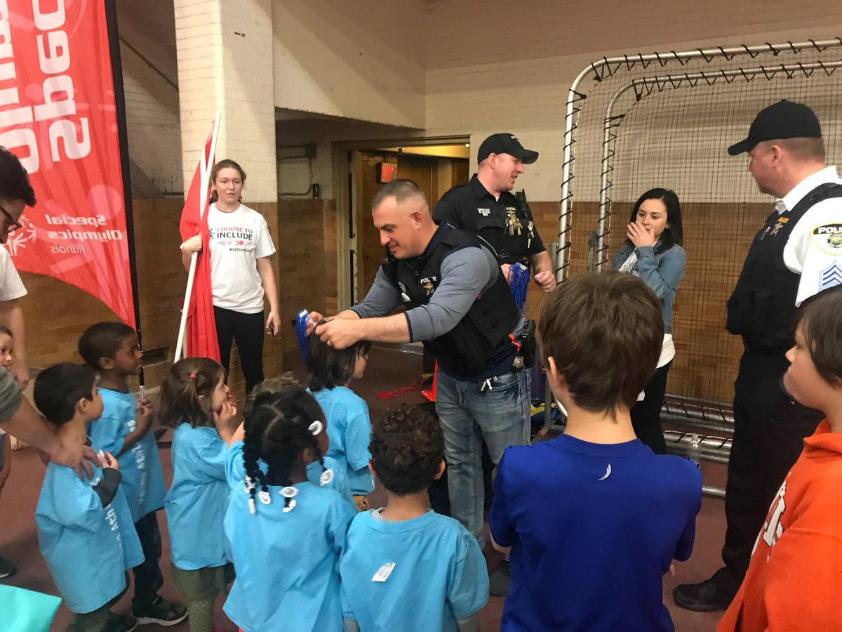 What do you get when you have over 400 athletes with and without disabilities wearing matching shirts from 10 Oak Park schools coming together to play 12 fun sports stations???  Special Olympics Young Athletes culminating event! Thanks <a href="/oprfhshuskies/">Oak Park and River Forest High School</a> for hosting!! <a href="/OakPark97/">Oak Park District 97</a>